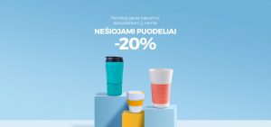 Nešiojami puodeliai -20%
