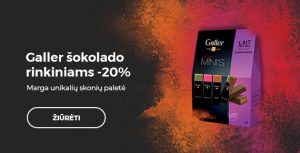 Galler šokolado rinkiniams -20%