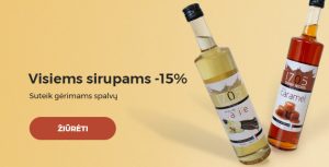 Visiems sirupams -15%