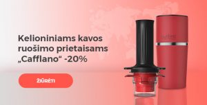 „Cafflano“ asortimentui -20%