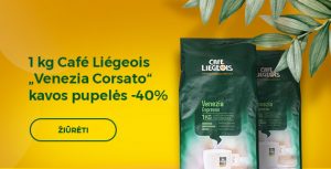 1 kg Café Liégeois „Venezia Corsato“ -40%