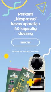 Nespresso plus 40 capsules as gift
