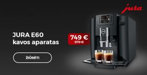 Jura E60 kavos aparatas 749 €