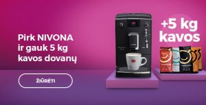 Pirk NIVONA ir gauk 5 kg kavos dovanų