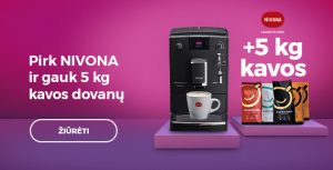 Pirk NIVONA ir gauk 5 kg kavos dovanų