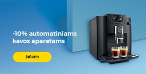-10% automatiniams kavos aparatams