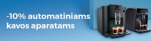 -10% automatiniams kavos aparatams