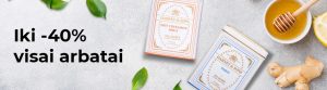 Arbatai nuolaidos iki -40%