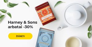 Harney & Sons arbatai -30%
