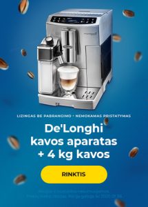 De'Longhi kavos aparatas + 4 kg kavos