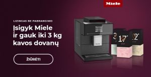 Įsigyk Miele ir gauk iki 3 kg kavos dovanų