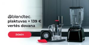 Įsigyk Blendtec plaktuvą ir gauk dovanų ąsotį