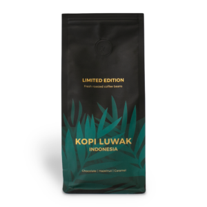 Rūšinės kavos pupelės „Indonesia Kopi Luwak“, 250 g