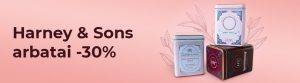 Harney & Sons arbatai -30%