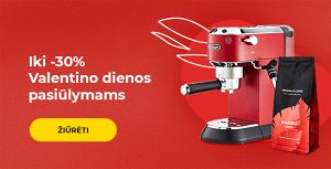 Iki -30% Valentino dienos pasiūlymams