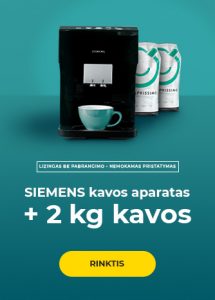 SIEMENS kavos aparatas + 2 kg Caprissimo kavos