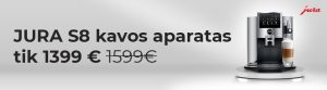 JURA S8 kavos aparatas tik 1399 €