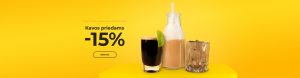 Kavos priedams -15%