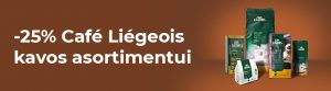 -25% Café Liégeois kavos asortimentui
