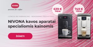NIVONA kavos aparatai specialiomis kainomis