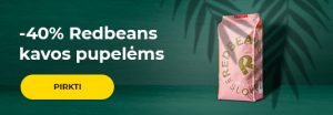 -40% Redbeans „Gold Label Organic“ kavos pupelėms