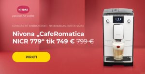 Kavos aparatas Nivona „CafeRomatica NICR 779“ 749 €