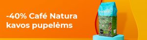 Café Natura „Espresso“ kavos pupelėms -40%