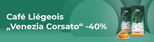 Café Liégeois „Venezia Corsato“ kavos pupelėms -40%