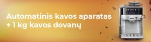 Automatinis kavos aparatas + 1 kg kavos dovanų