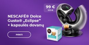 Kavos aparatas NESCAFÉ® Dolce Gusto® „Eclipse” + dovana
