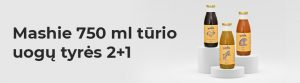 Mashie 750 ml tūrio uogų tyrės 2+1