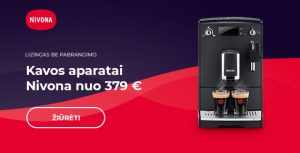Nivona kavos aparatai nuo 379 €