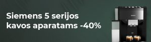 Siemens 5 serijos kavos aparatams -40%