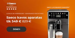 Saeco „PicoBaristo SM5479/10“ kavos aparatas tik 549 €