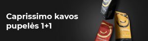 Caprissimo kavos pupelės 1+1