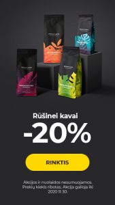 Rūšinei kavai -20%