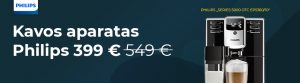 Philips „Series 5000 OTC EP5360/10“ kavos aparatas tik 399 €