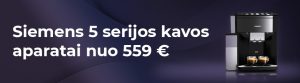 Siemens 5 serijos kavos aparatams -40%