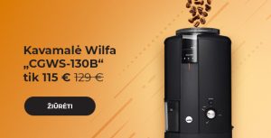 Kavamalė Wilfa „CGWS-130B“ tik 115 €
