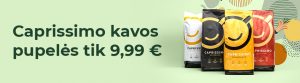 Caprissimo kavos pupelės tik 9,99 €