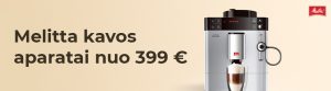 Melitta kavos aparatai nuo 399 €