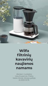 Wilfa filtrinių kavavirių naujienos namams