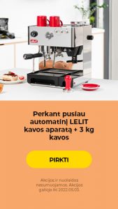 LELIT kavos aparatas + 3 kg kavos