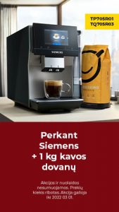 Siemens Novelty (TP705R01; TQ705R03) + 1 kg coffee beans