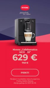 Nivona „CafeRomatica NICR 759“ tik 629 €