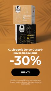 C. Liégeois Dolce Gusto® kavos kapsulėms -30%