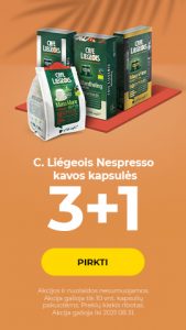 C. Liégeois Nespresso kavos kapsulės 3+1