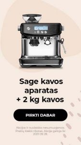 Sage kavos aparatas + 2 kg kavos