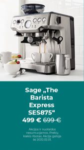 Promo price Sage „The Barista Express SES875"