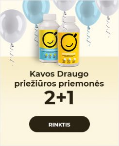 Kavos Draugo priežiūros priemonės 2+1